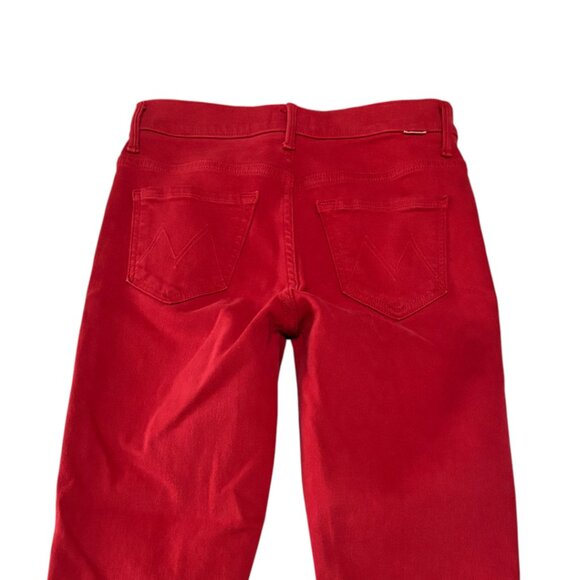 MOTHER THE INSIDER STEP CROP FRAY IN SECOND CHANCES JEANS SZ. 25" WAIST LIKE NEW - Picture 5 of 6